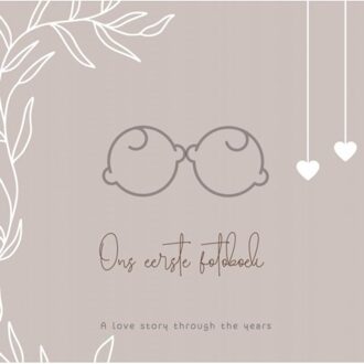 Brave New Books Ons Eerste Fotoboek - Fotoboek Tweeling - Fotoalbum - Babyalbum - Plakboek - Invulboek. - Vayenn Vayenn