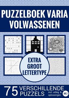Brave New Books Puzzelboek Varia Voor Ouderen, Slechtzienden, Senioren, Opa En Oma - Extra Groot, Type Xl/Xxl - Puzzelboeken & Meer