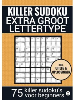 Brave New Books Puzzelboek Voor Ouderen, Slechtzienden, Opa, Oma, Senioren - Nr.24 - Makkelijke Killer Sudoku - - Sudoku Puzzelboeken