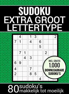 Brave New Books Puzzelboek Voor Slechtzienden, Ouderen, Senioren, Opa En Oma: Sudoku Grootletter Type Xl/Xxl - Sudoku Puzzelboeken