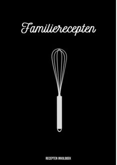 Brave New Books Recepten Invulboek - Familierecepten - Boeken & Meer