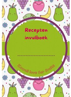 Brave New Books Recepten invulboek Kawaii love for fruits - (ISBN:9789464487688)