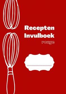 Brave New Books Recepten invulboek Rouge - (ISBN:9789464483932)