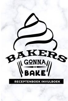 Brave New Books Receptenboek invulboek: Bakers gonna bake - (ISBN:9789464482515)