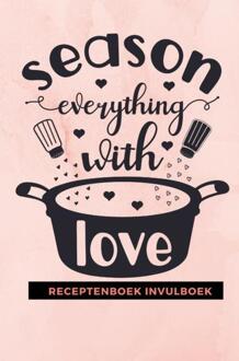 Brave New Books Receptenboek invulboek: Season everything with love - (ISBN:9789464482461)