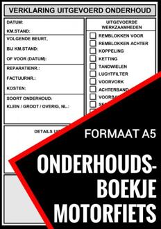 Brave New Books Reisgids Onderhoudsboekje Motorfiets - Universeel Reparatie Boek | Brave New Books