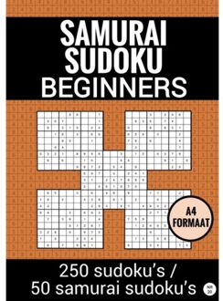 Brave New Books Samurai Sudoku - Makkelijk - Nr. 20 - Puzzelboek Met 100 Makkelijke Puzzels Voor Volwassenen En - Sudoku Puzzelboeken