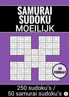 Brave New Books Samurai Sudoku - Moeilijk - Nr. 25 - Sudoku Puzzelboeken