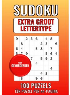 Brave New Books Sudoku Extra Groot Lettertype - Voor Gevorderden - 100 Puzzels - Eén Puzzel Per A4-Pagina - Groot Lettertype Boeken