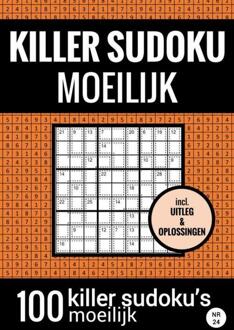 Brave New Books Sudoku Killer - Moeilijk - Puzzelboek Met 100 Moeilijke Puzzels Voor Volwassenen En Ouderen - Sudoku Puzzelboeken