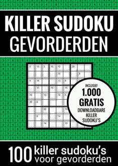 Brave New Books Sudoku Medium: Killer Sudoku - Puzzelboek Met 100 Puzzels Voor Gevorderden - Sudoku Puzzelboeken