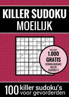 Brave New Books Sudoku Moeilijk: Killer Sudoku - Puzzelboek Met 100 Moeilijke Puzzels Voor Volwassenen En Ouderen - Sudoku Puzzelboeken