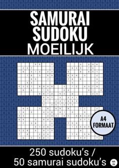 Brave New Books Sudoku Moeilijk: Samurai Sudoku Puzzels - Nr. 26 - Sudoku Puzzelboeken
