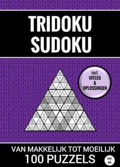 Brave New Books Tridoku Sudoku - 100 Puzzels Makkelijk Tot Moeilijk - Nr. 46 - Sudoku Puzzelboeken
