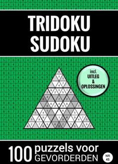 Brave New Books Tridoku Sudoku - 100 Puzzels Voor Gevorderden - Nr. 45 - Sudoku Puzzelboeken