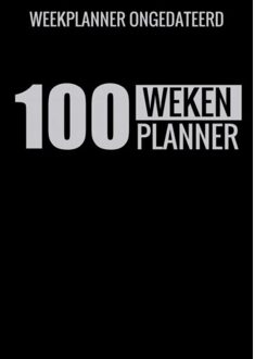 Brave New Books Weekplanner Ongedateerd (A4) - 100 Weken Planner - Weekplanner Zonder Datum / Jaartal Voor Gezin, - Boeken & Meer