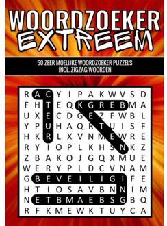 Brave New Books Woordzoeker Extreem - 50 Zeer Moeilijke Woordzoeker Puzzels Incl. Zigzag Woorden - Puzzelboeken & Meer