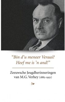 Brave New Books Zeeuwsche Jeugdherinneringen Van M.G. Verhey
