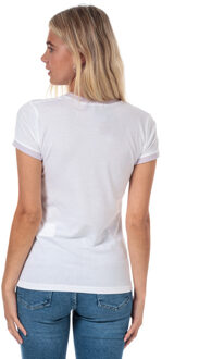 Brave Soul Be Happy T-shirt voor dames, maat 38, lila - maat Paars