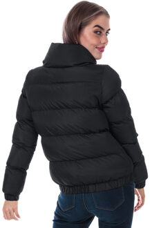 Brave Soul Slay gewatteerd jack met trechterhals voor dames, zwart - EU 38 / UK 10