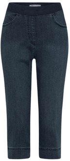 Brax Capri Style Pamina Gebleekte Jeans Brax , Blue , Heren - W42,W40,W46,W44,W38