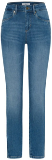Brax Moderne Skinny Fit 6/8 Lengte Jeans voor Dames Brax , Blue , Dames - 2Xl,Xl,M