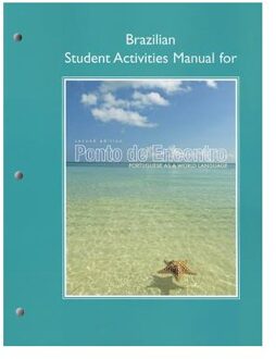 Brazilian Student Activities Manual for Ponto de Encontro