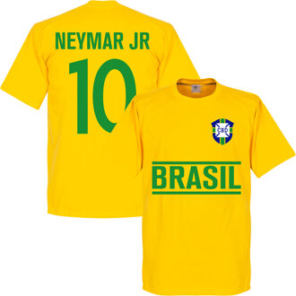 Brazilië Neymar JR Team T-Shirt - M