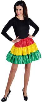 Brazilie & Samba Kostuum | Rock Around The Clock Volangen Rok Limburg Vrouw | Small | Carnaval kostuum | Verkleedkleding