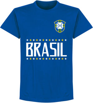 Brazilië Team T-Shirt - Blauw - S
