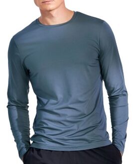 Bread and Boxers Active Long Sleeve Shirt * Actie * Blauw,Zwart - Small,Medium,Large,X-Large