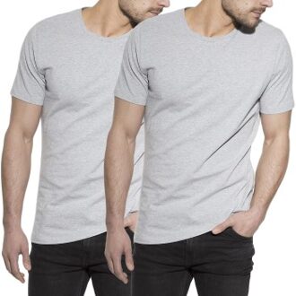 Bread and Boxers Crew Necks 2 stuks Zwart,Wit,Grijs,Blauw - Small,Medium,Large,X-Large,XX-Large