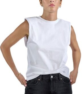 Bread and Boxers Heavy Tank Top Zwart,Wit - X-Small,Small,Medium,Large,X-Large