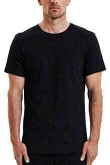 Bread and Boxers Lightweight Crew Neck Tee 2 stuks * Actie * Zwart,Wit - X-Small,Small,Medium,Large,X-Large,XX-Large