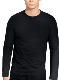 Bread and Boxers Long Sleeve Regular T-Shirt Zwart,Wit - Small,Medium,Large,X-Large