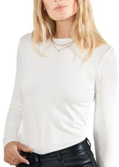 Bread and Boxers Long Sleeve Soft Fiber T-Shirt Zwart,Beige,Wit - X-Small,Small,Medium,Large,X-Large