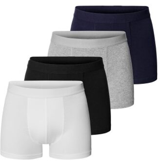 Bread and Boxers Organic Cotton Boxers 4 stuks * Actie * Versch.kleure/Patroon - X-Small,Small,Medium,Large,X-Large,XX-Large