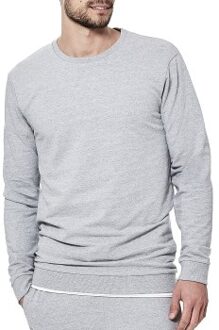 Bread and Boxers Organic Cotton Men Sweatshirt * Actie * Grijs,Groen - Medium