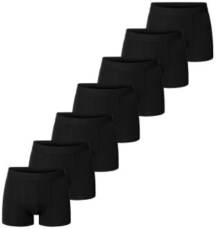 Bread and Boxers Organic Cotton Strecth Boxer 7 stuks * Actie * Zwart - X-Small,Small,Medium,Large,X-Large,XX-Large