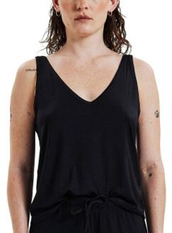 Bread and Boxers Pyjama Tank Top Zwart - X-Small,Small,Medium,Large,X-Large