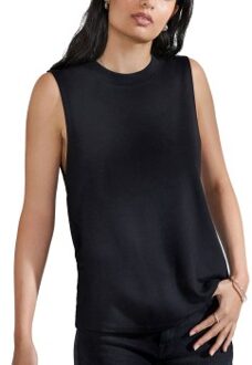 Bread and Boxers Soft Fiber Tank Top * Actie * Zwart,Wit - X-Small,Small,Medium,Large,X-Large