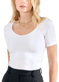 Bread and Boxers T-Shirt Scoop Neck * Actie * Zwart,Wit - X-Small,Small,Medium,Large,X-Large