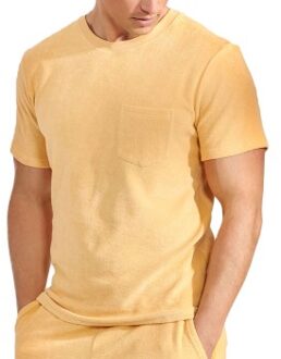 Bread and Boxers Terry T-Shirt * Actie * Geel,Zwart,Groen,Blauw - Small,Medium,Large,X-Large