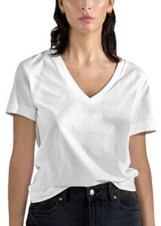 Bread and Boxers V-Neck Regular Tee Zwart,Wit - X-Small,Small,Medium,Large,X-Large