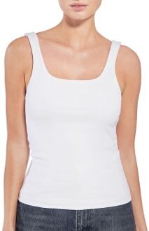 Bread and Boxers Women Tank Top With Scoop Back Beige,Bruin,Zwart,Wit,Rood - X-Small,Small,Medium,Large,X-Large