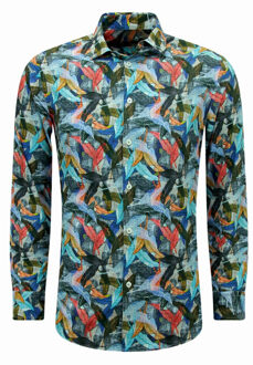 Bread & Buttons Met lange mouwen slim fit - maat XS Blauw