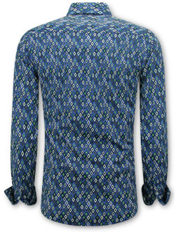 Bread & Buttons Volwassenen slim fit - maat XS Blauw