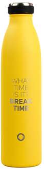 Break Time 750ml Drinkfles-Geel - nosize