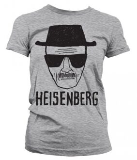 Breaking Bad Dames T-shirt Breaking Bad Heisenberg grijs 2XL