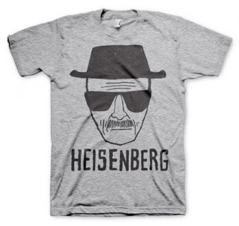 Breaking Bad T-shirt Breaking Bad Heisenberg grijs voor heren